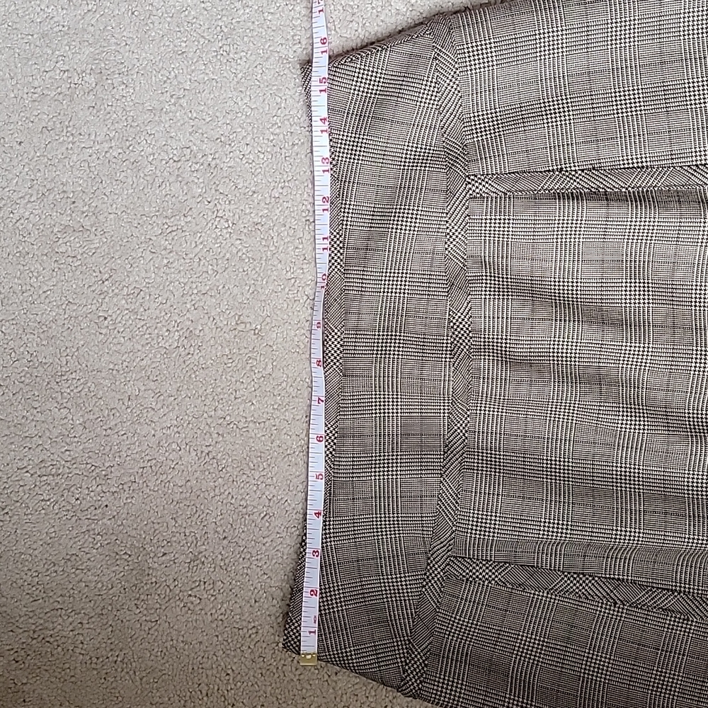 HP🎉 ⭐ Anne Klein Brown Tan Wool Skirt - Size 10P - Picture 8 of 8